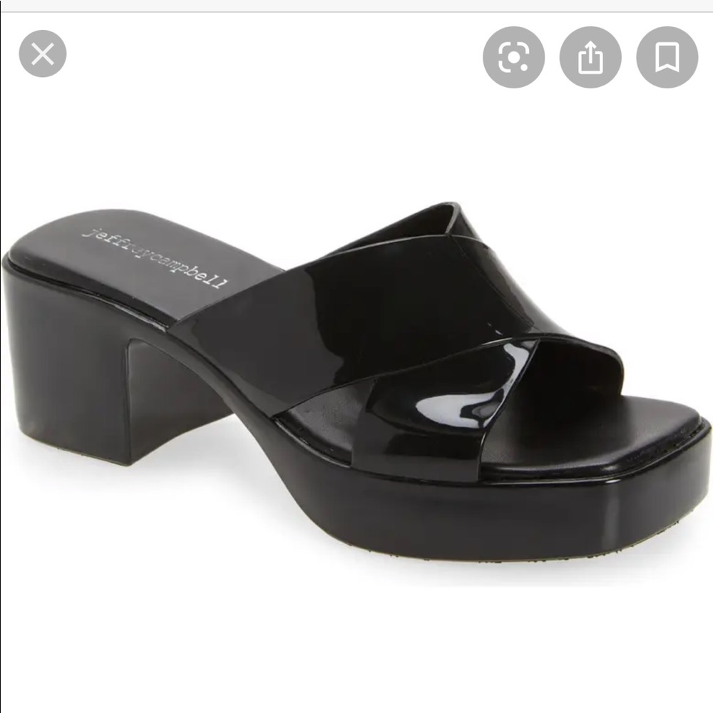 Jeffery Campbell Bubblegum platform sandal